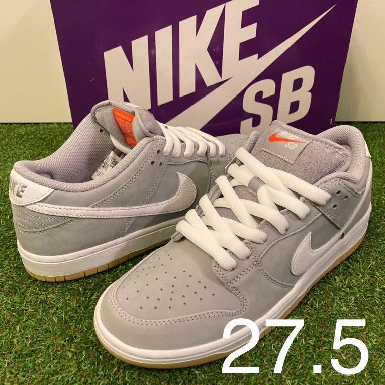 NIKE SB DUNK LOW PRO ISO WOLF GREY GUM US9 5 27 5cm 新品未 NIKE SB DUNK LOW PRO ISO WOLF GREY GUM US9 5 27 5cm 新品未