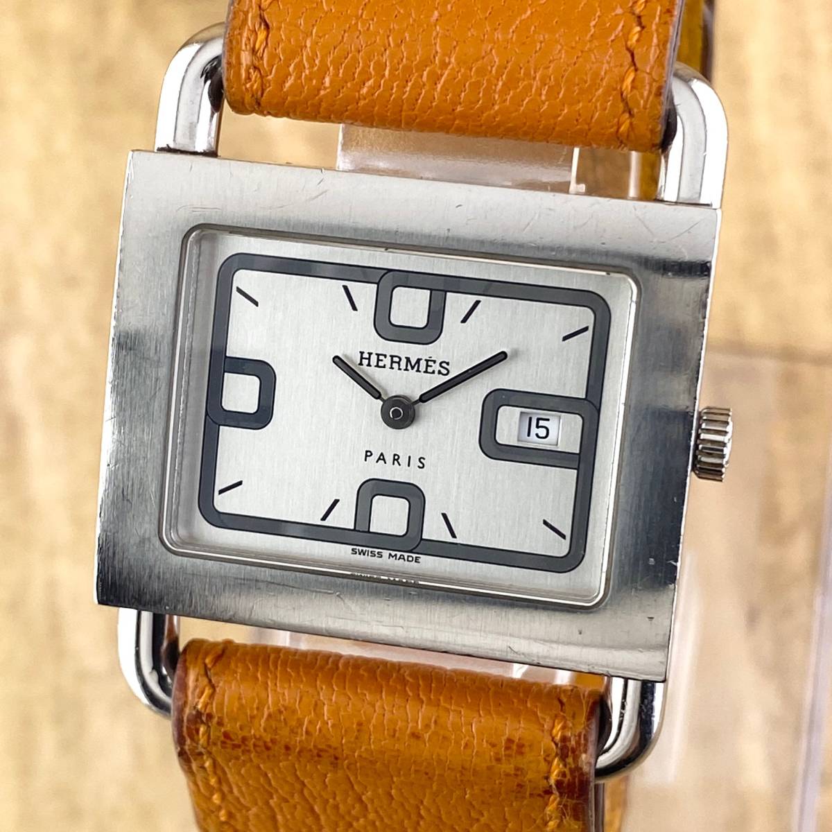 ヤフオク! - 【1円〜】HERMES エルメス 腕時計 メンズ バレニア...