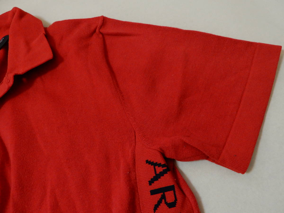 AX アルマーニエクスチェンジ 赤 半袖 ポロシャツ S（123）_画像5
