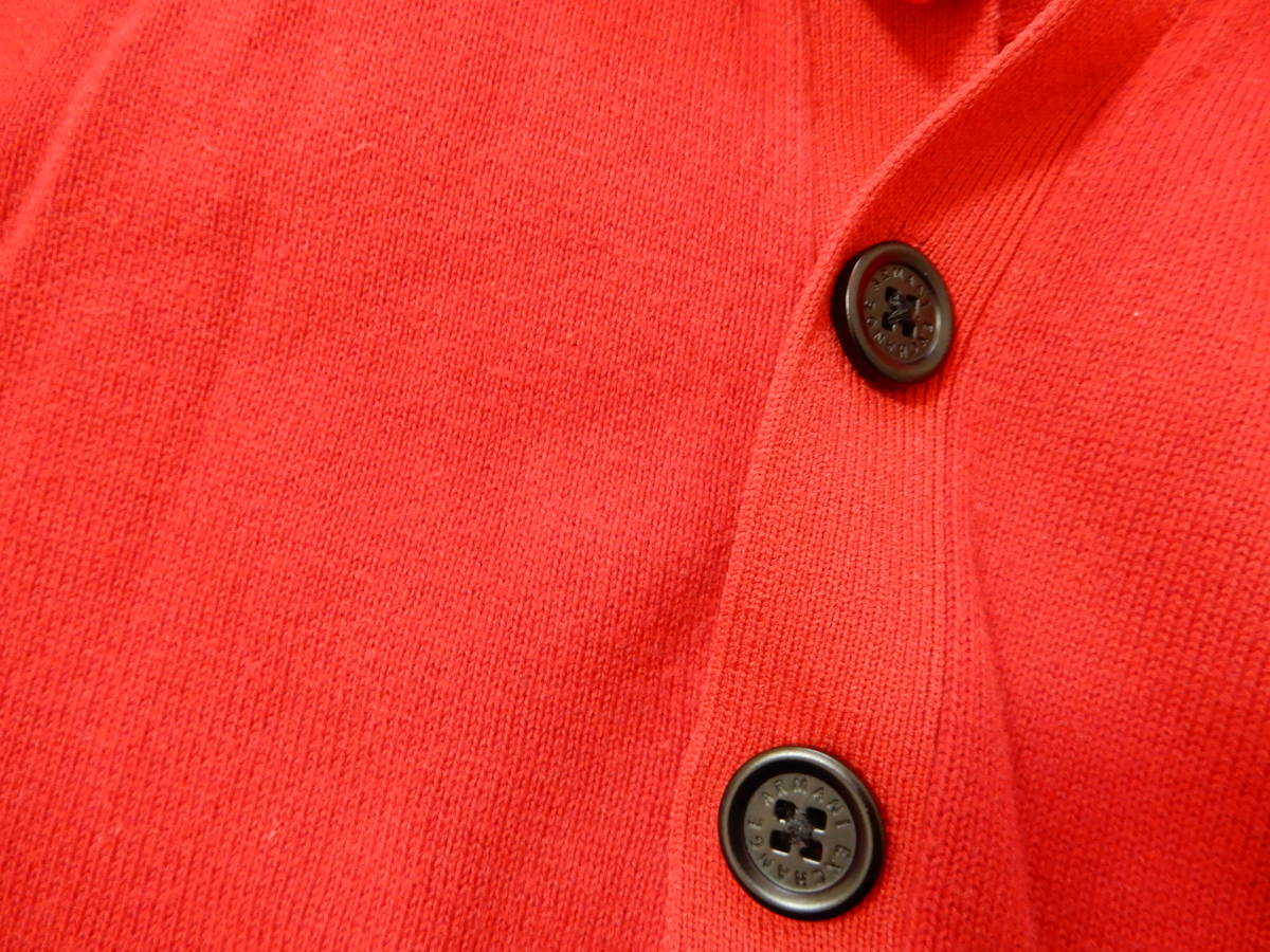 AX アルマーニエクスチェンジ 赤 半袖 ポロシャツ S（123）_画像10
