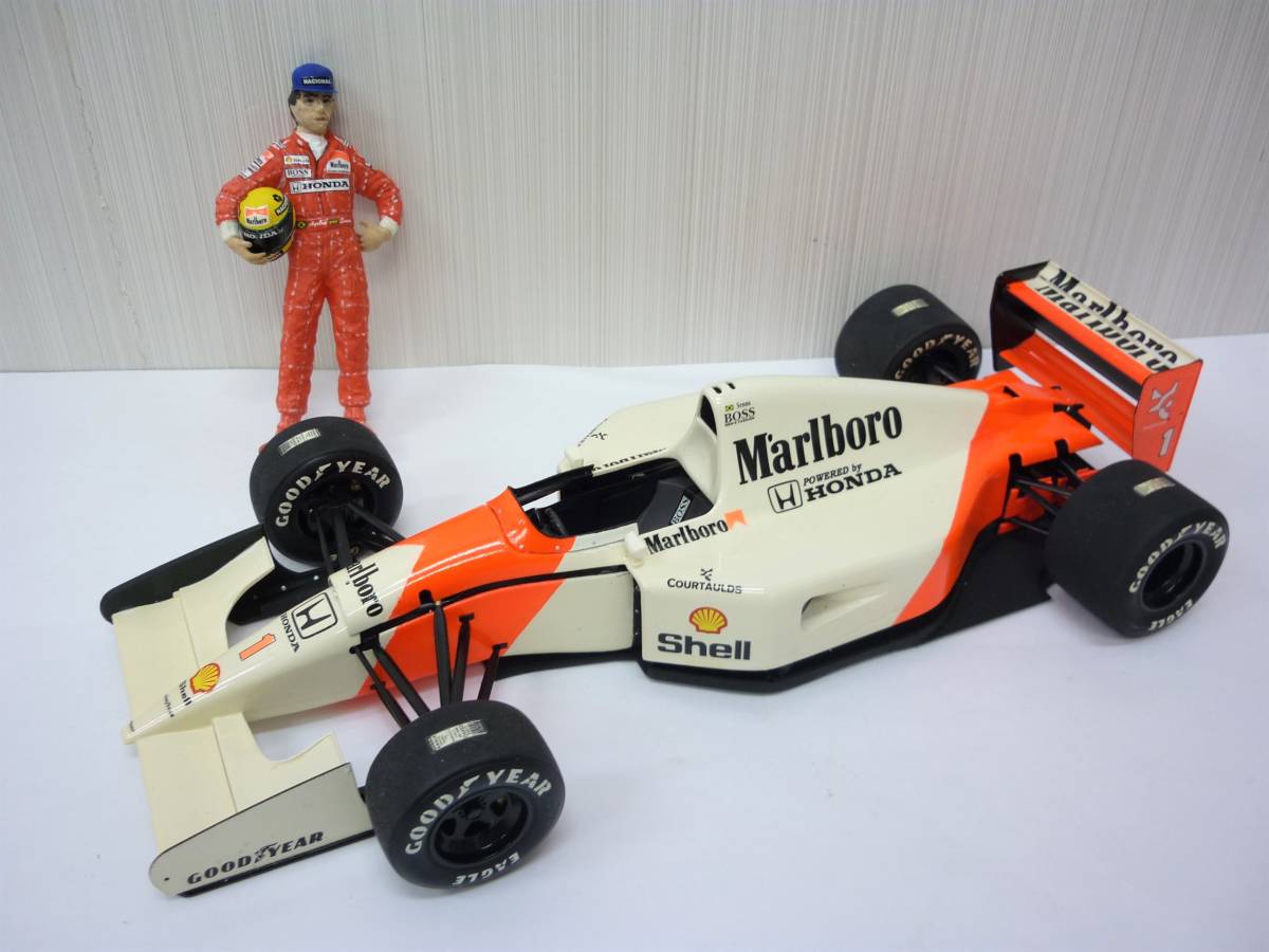 ④ タミヤ 1/20 MACLAREN MP 4/7 HONDA セナ フィギュア ④ タミヤ 1/20 MACLAREN MP 4/7 HONDA セナ フィギュア