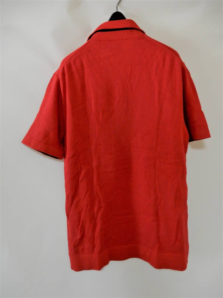 AX アルマーニエクスチェンジ 赤 半袖 ポロシャツ S（123）_画像2