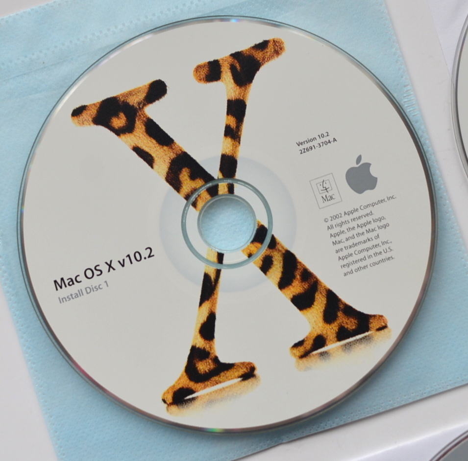 Mac OSX 10.2 Jaguar 正規販売 フルインストール版 CD + 0SX10.2.8 Combo Updata/0S9.2.2Classic_画像2