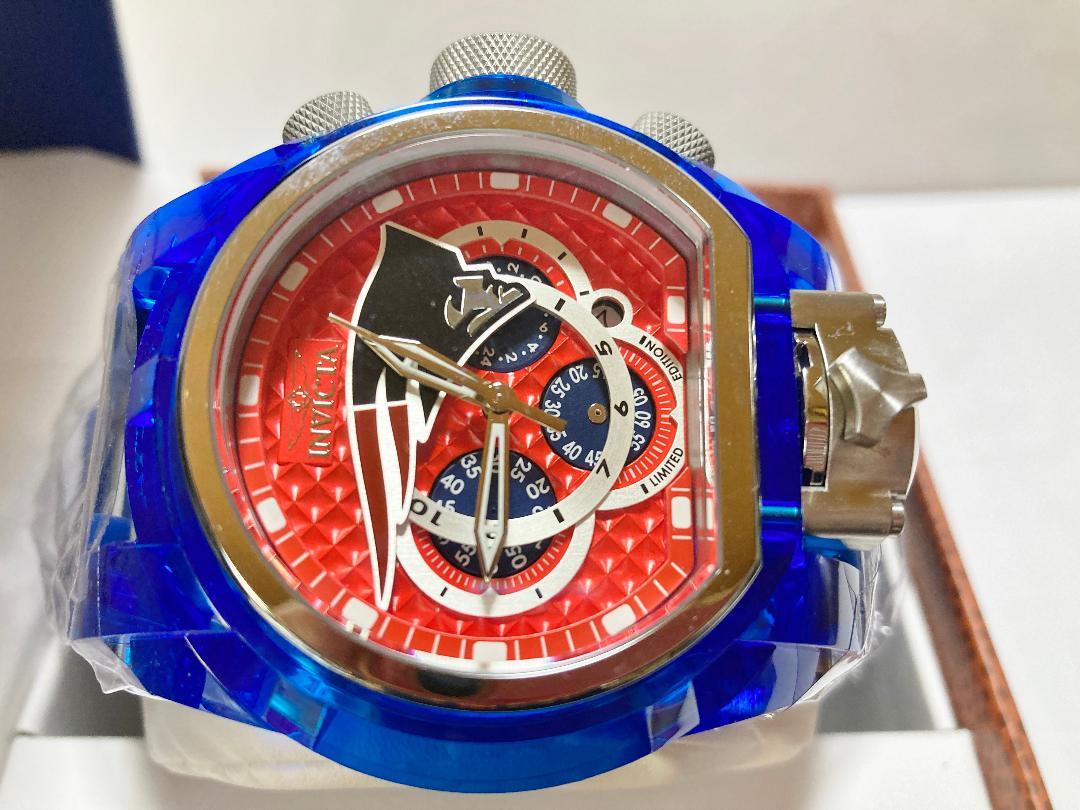 NFL★ペイトリオッツ★ Bolt Zeus Mugnum★Invicta★新品正規品