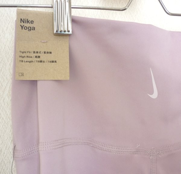  новый товар не использовался * бесплатная доставка *(L) обычная цена 6600 иен Nike лаванда йога wi мужской высокий талия 7/8 леггинсы / леггинсы / трико / внутренний с карманом 