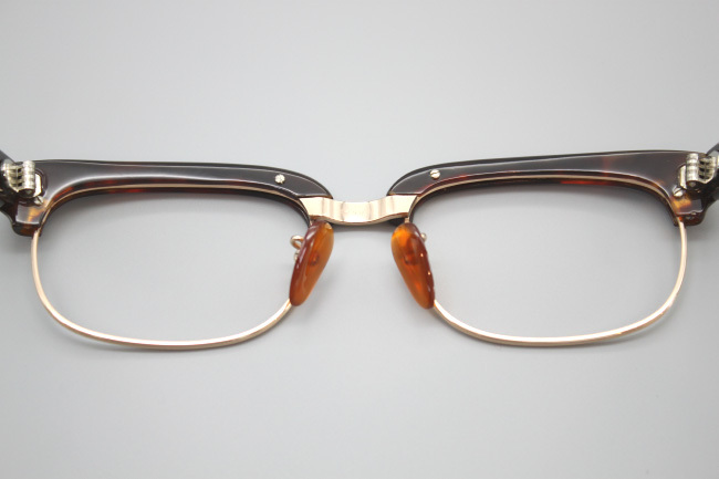 [ rare * unused goods ] tortoise shell tortoise shell large size Vintage salmon to glasses frame 56*18 145 made in Japan 