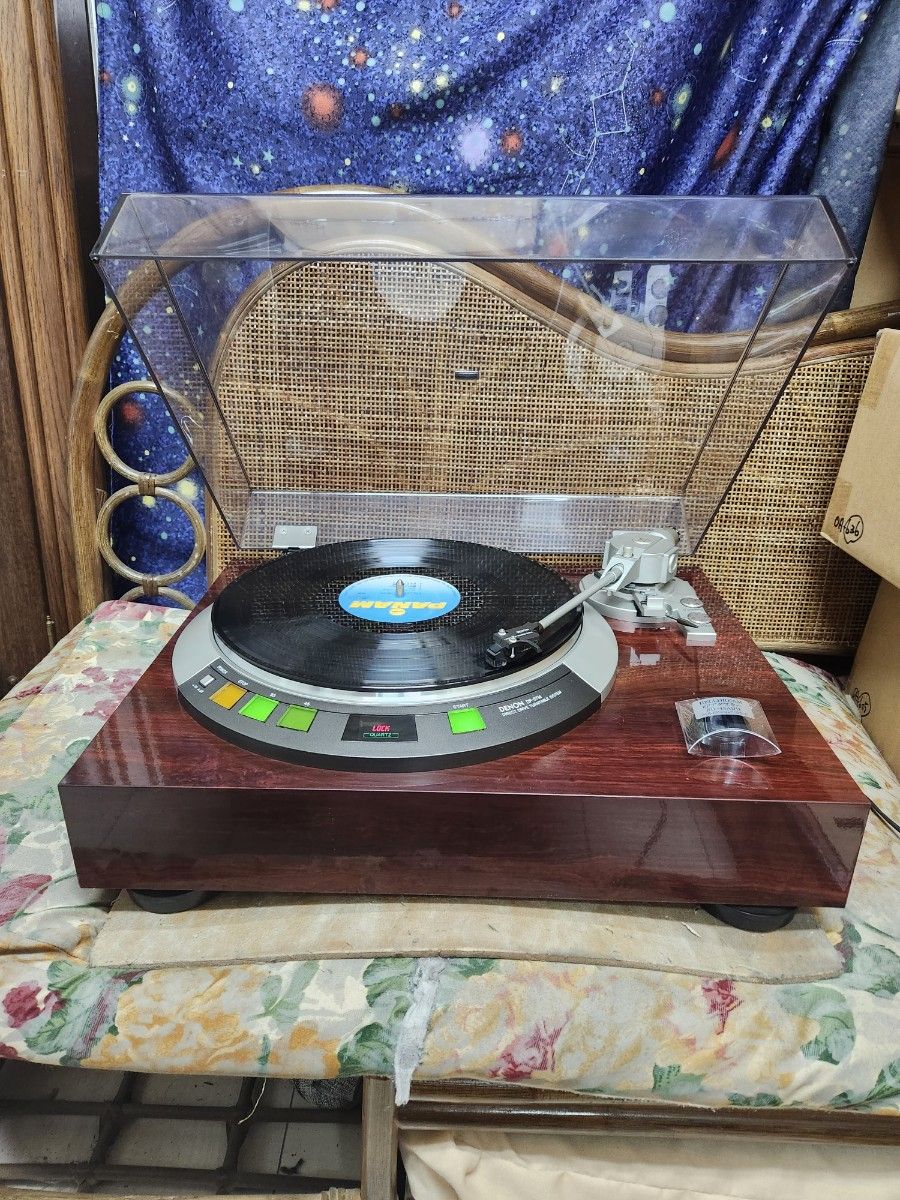 奇跡！レストア超美品！カートリッジ新品DENON レコードプレーヤーDP-57M