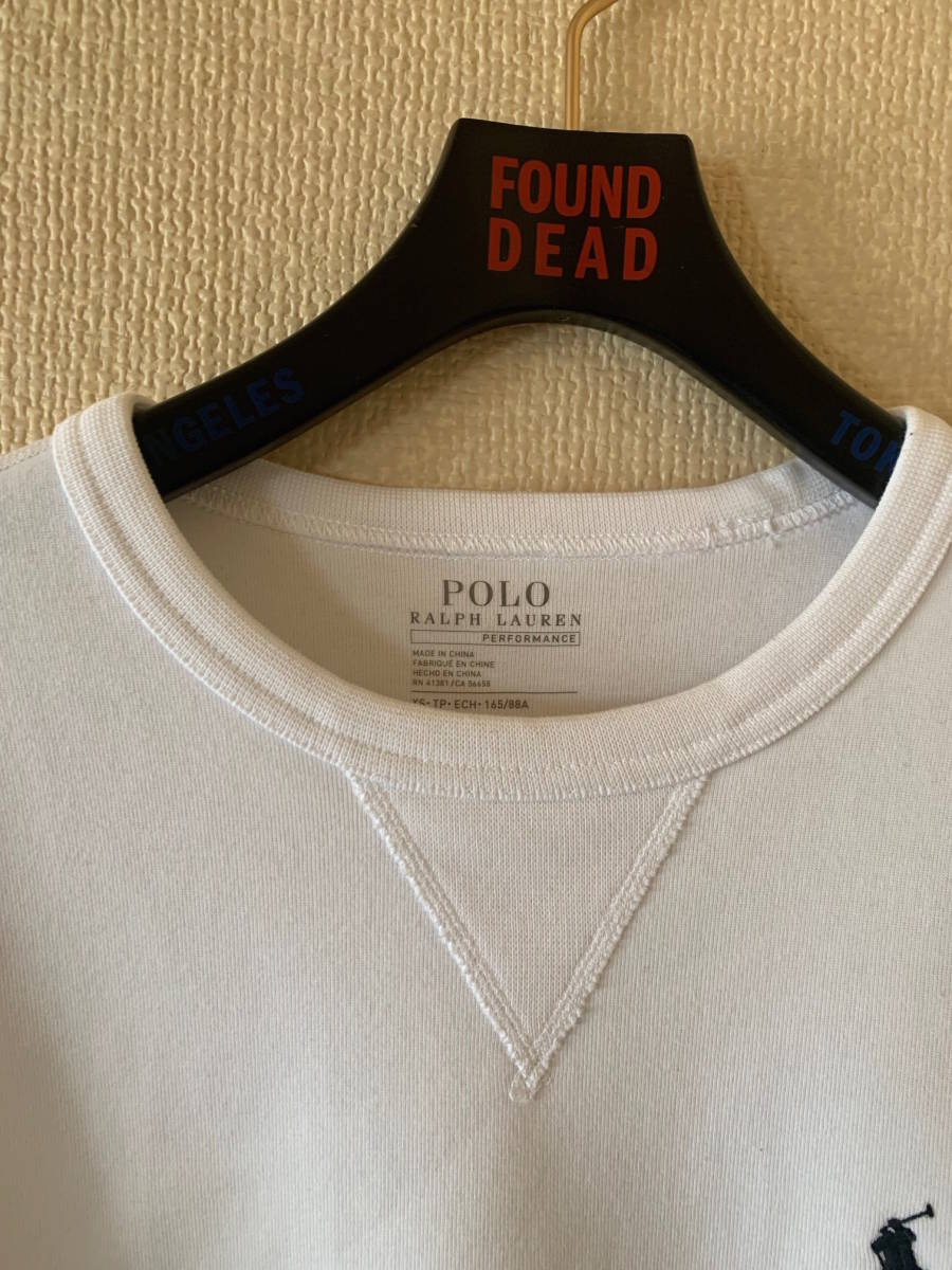 POLO RALPH LAURENl Polo Ralph Lauren sweat white XS