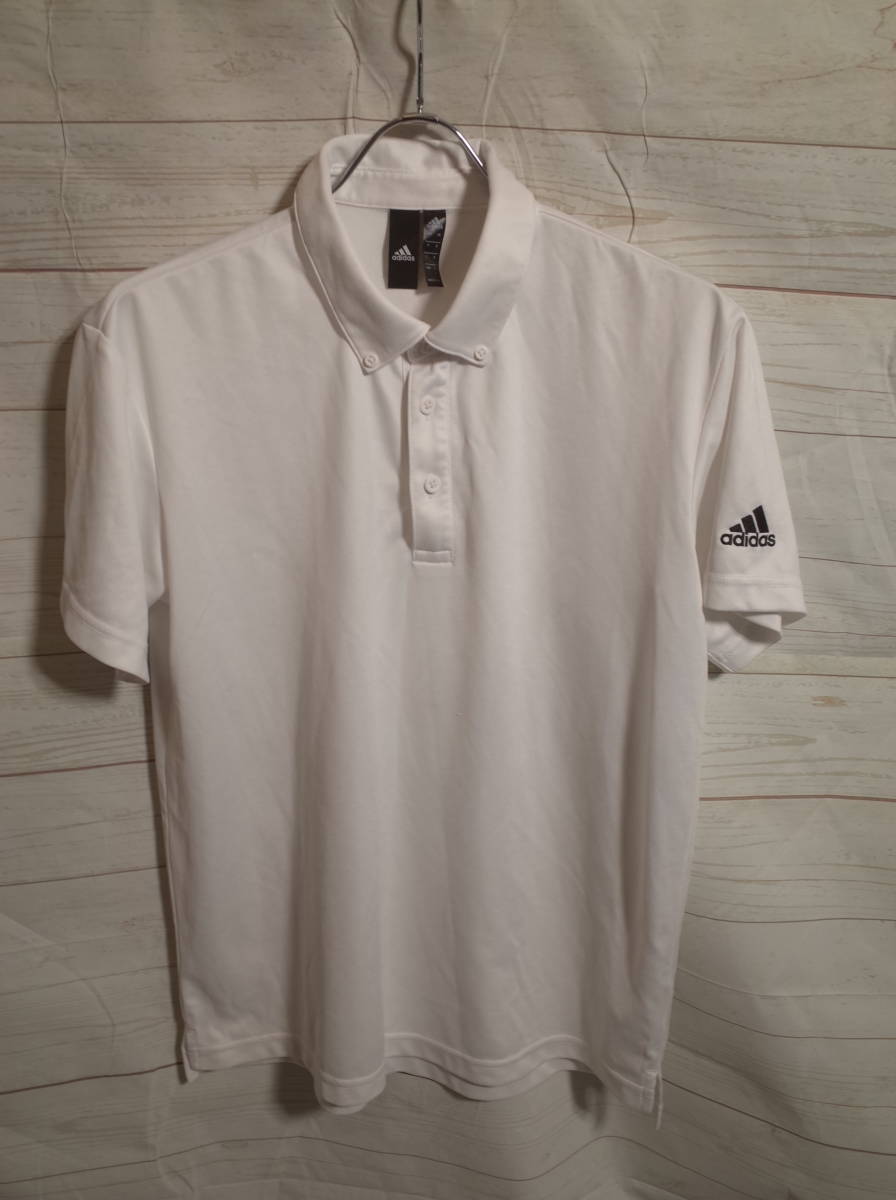  мужской pg390 adidas Adidas AEROREADY обвес reti рубашка-поло с коротким рукавом L белый 