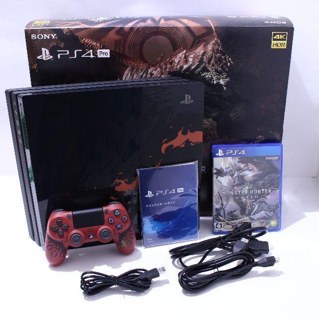 ゲーム SONY PS4 pro 本体 リオレウスエディション モンスターハンター