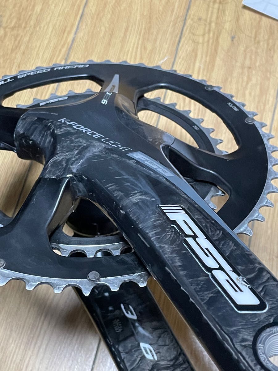 FSA K-FORCE LIGHTカーボンクランクセット 172 5 53/39|PayPayフリマ