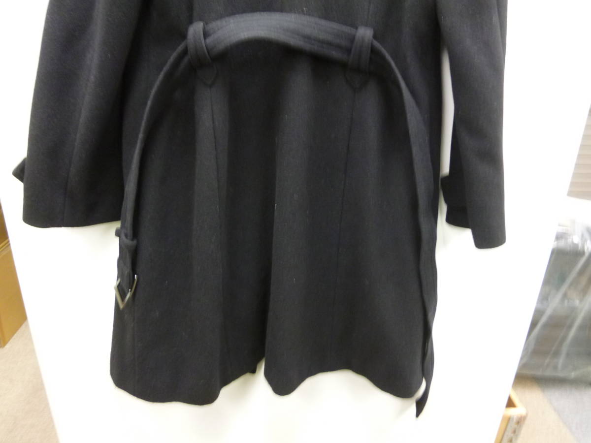 [7056]MICHEL KLEIN пальто чёрный большой размер 44 размер 