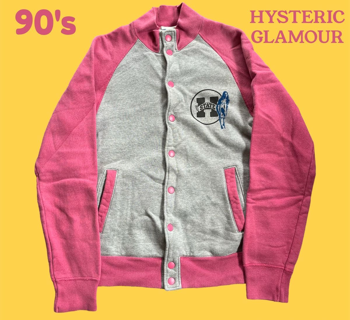 初期タグ 90s Hysteric Glamour zip up jacket-