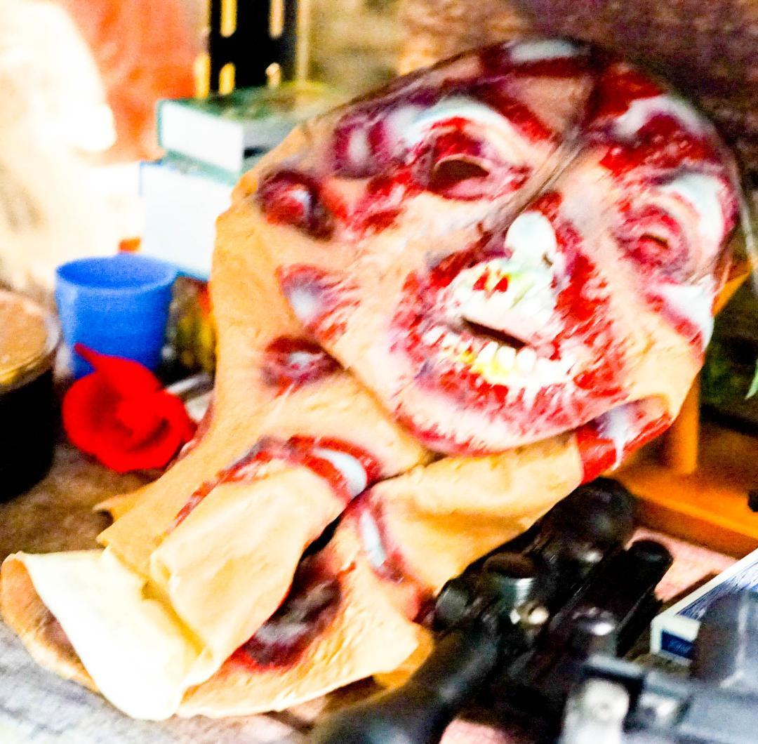 zombi маска настоящий Raver маска костюмированная игра резина [ оригинал фотосъемка ]