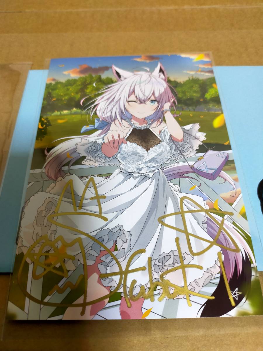 新品正規品】白上フブキ 誕生日記念2021 白上フブキ直筆サイン 新品正規品】白上フブキ 誕生日記念2021 白上フブキ直筆サイン