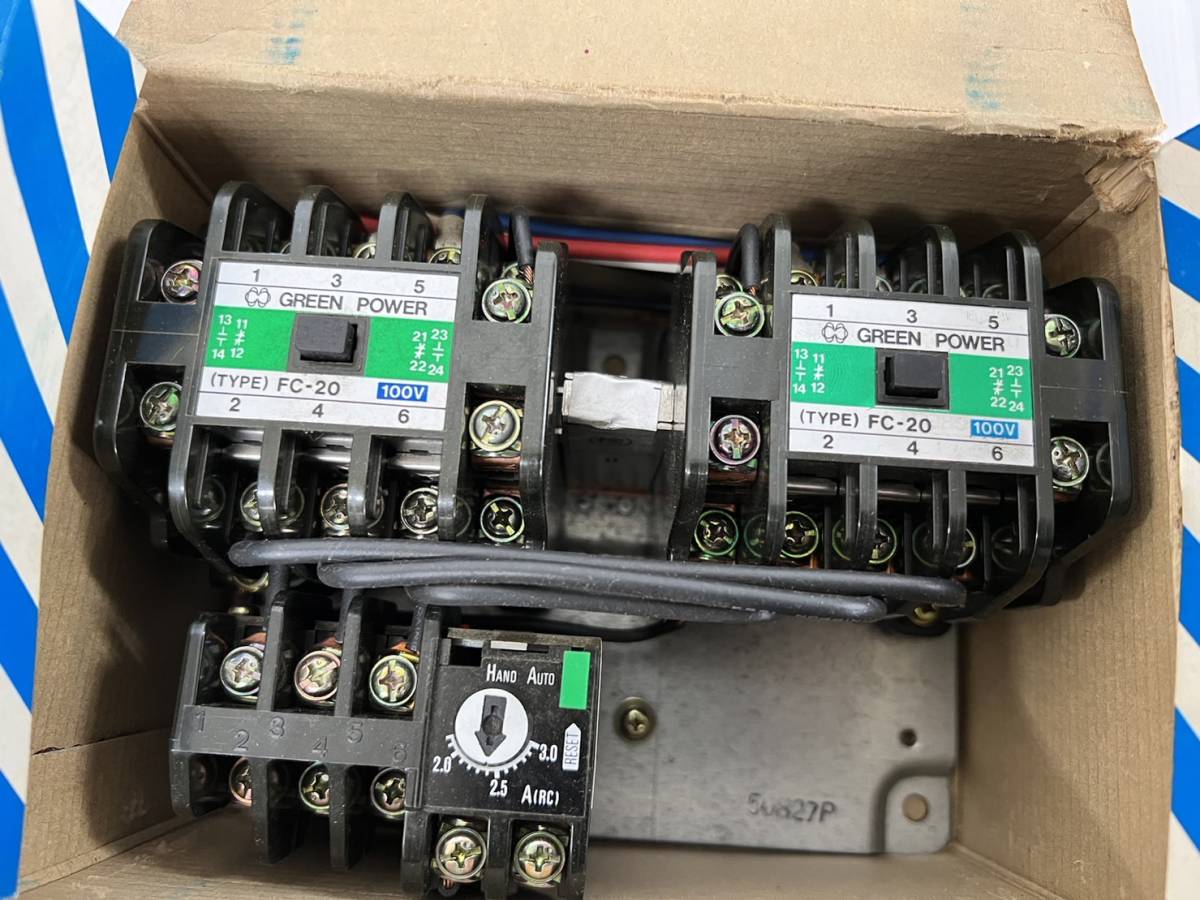 JT2303) グリーンパワー 可逆型電磁開閉器FR-M-20 中古 :: Yahoo JT2303) グリーンパワー 可逆型電磁開閉器FR-M-20 中古 :: Yahoo