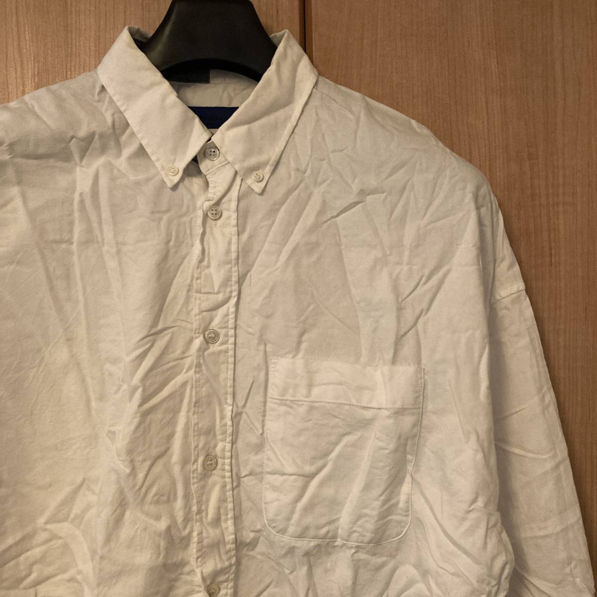 size M | etudes | ロング丈 ビッグサイズ コットン ポケット シャツ | ホワイト | エチュード | COTTON POCKET SHIRT | WHITE 白 |_画像1