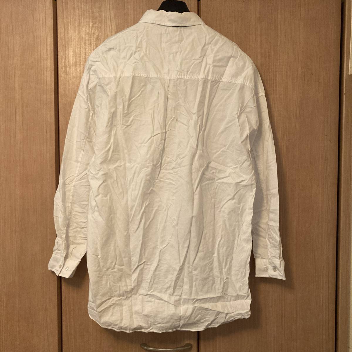 size M | etudes | ロング丈 ビッグサイズ コットン ポケット シャツ | ホワイト | エチュード | COTTON POCKET SHIRT | WHITE 白 |_画像3