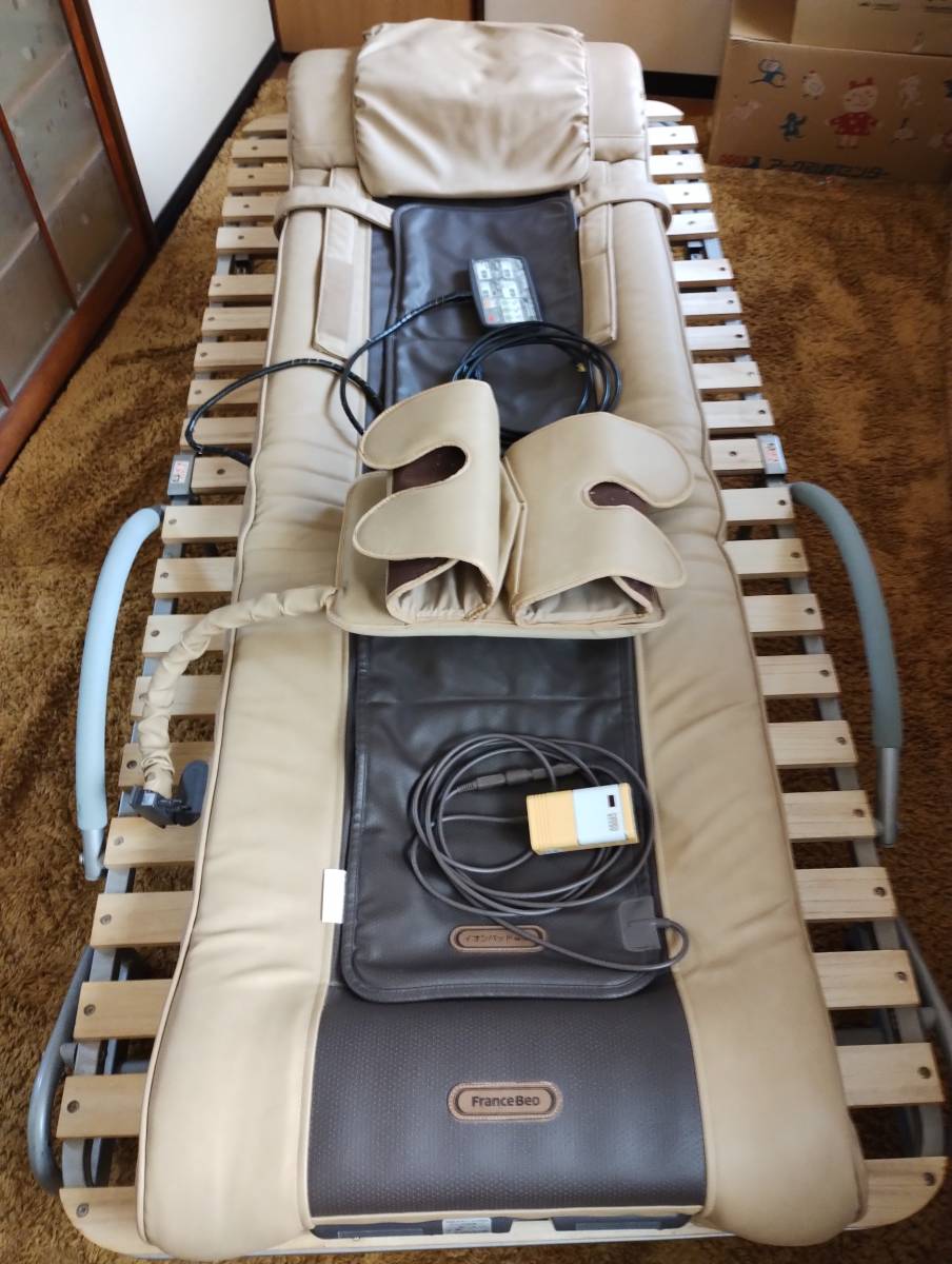 フランスベッド France Bed スリーミー2122 イオンパッド M-370付き マッサージ機 家庭用 折りたたみ式 電気マッサージ の画像8