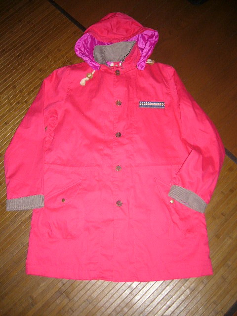 144-67*:TITICACA Titicaca mountain parka removal and re-installation the best attaching single . use possible men's size.M color. red outdoor 