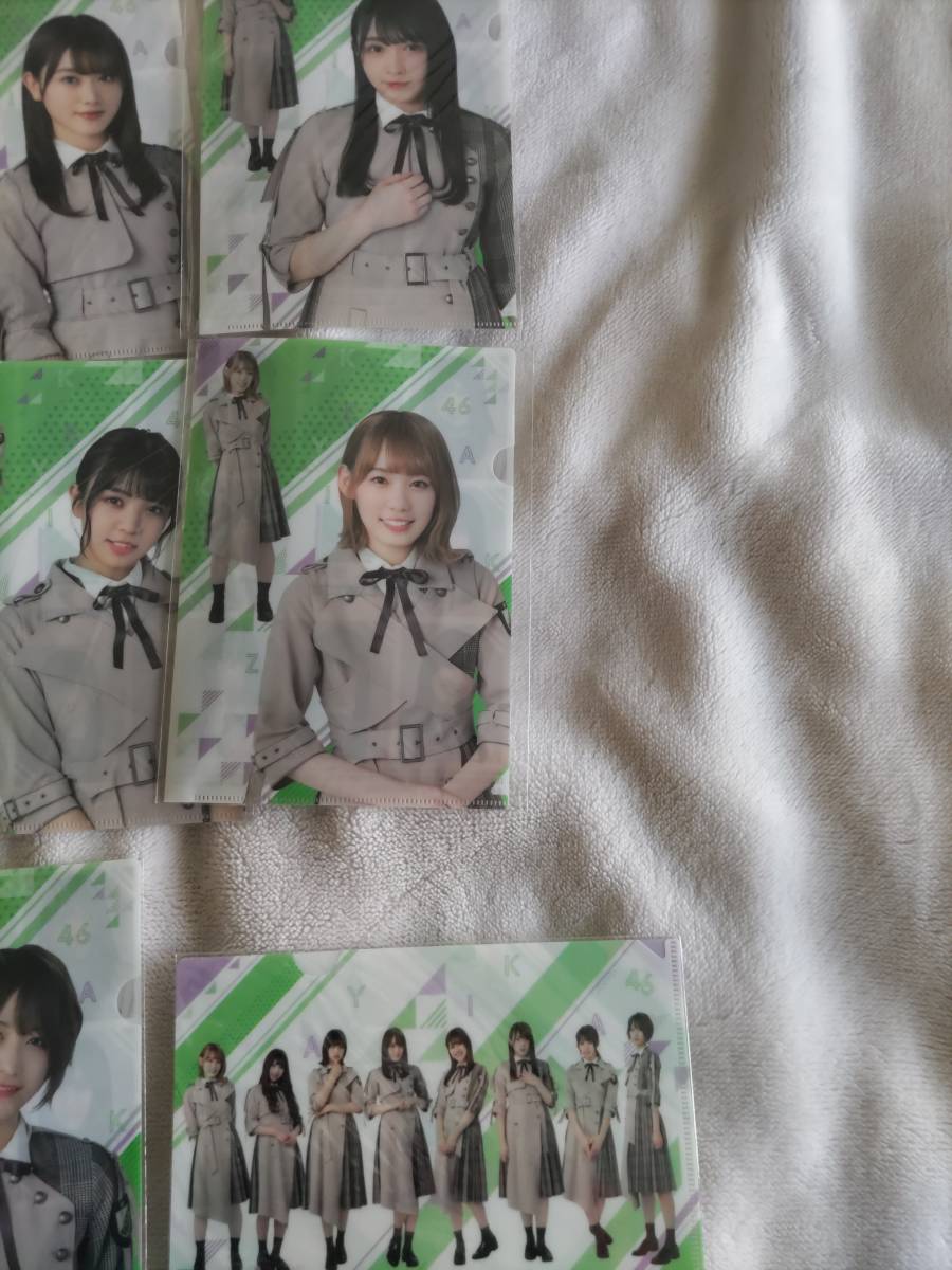 ローソン限定　欅坂46　クリアファイル9種　コンプリートセット　未開封品　2019_画像3