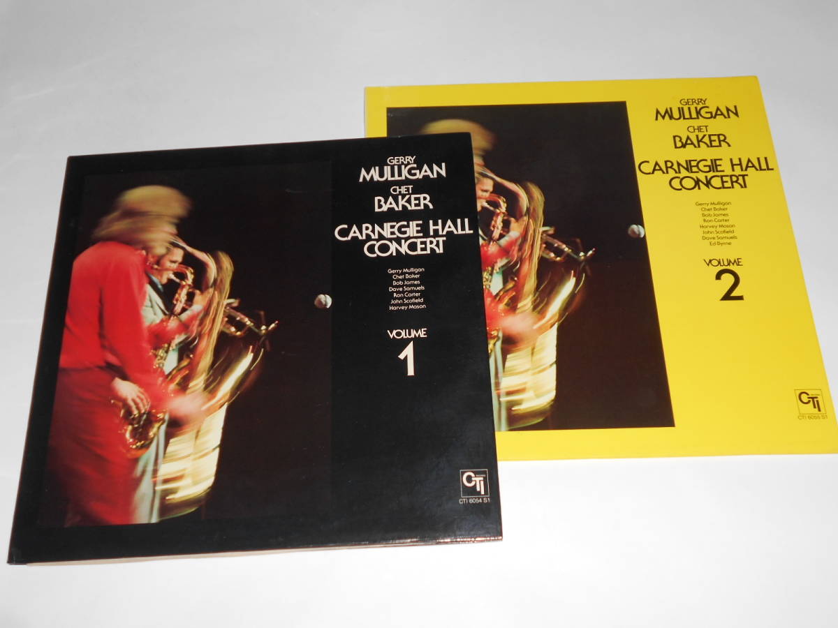 Carnegie Hall Concert Vol.1-2/Gerry Mulligan,Chet Baker（CTIオリジナル RVG） 