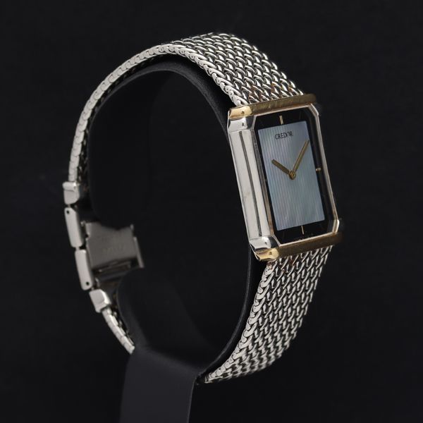 エバニュー セイコー クレドール QZ SS/18KT【9570-5150】メンズモデル