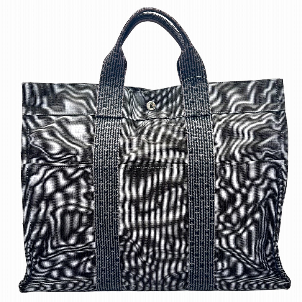 ラッピング無料】 HERMES エルメス 【中古】 ビジネスバック グレー
