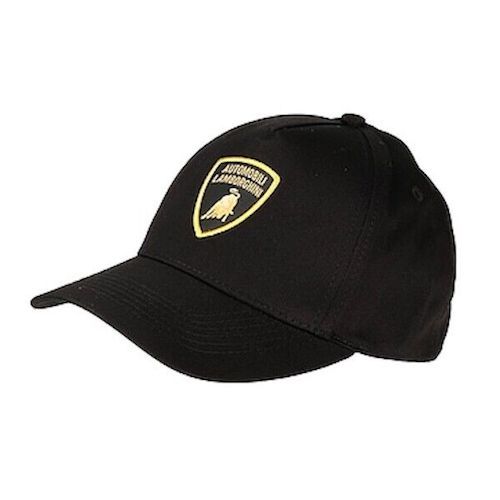 Lamborghini Official Baseball Cap black ランボルギーニ オフィシャル ベースボール キャップ 帽子 ブラック