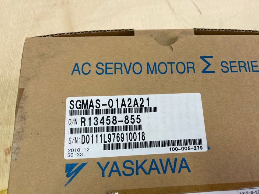 買取り実績  安川電機 サーボモーター YASUKAWA SGMAS-01A2A21 未使用 その他