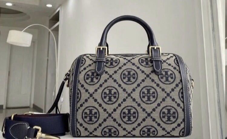 ヤフオク! - トリーバーチ TORY BURCH Tモノグラム バレルバ...