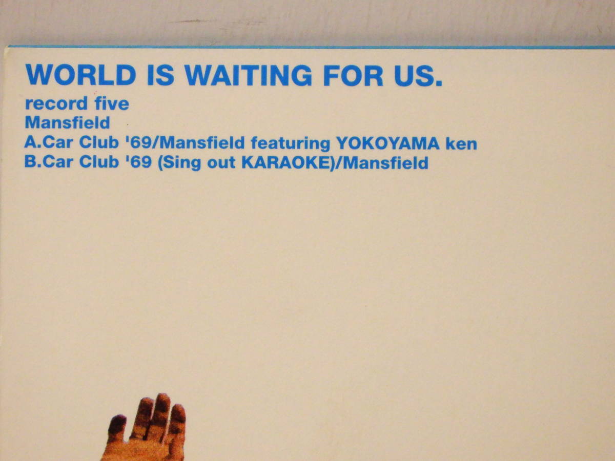 7 EP盤 MANSFIELD FEAT KEN YOKOYAMA C.K.B. CAR CLUB '69 池田正典 横山剣 READYMADE INTERNATIONAL RMEP-0002_画像6