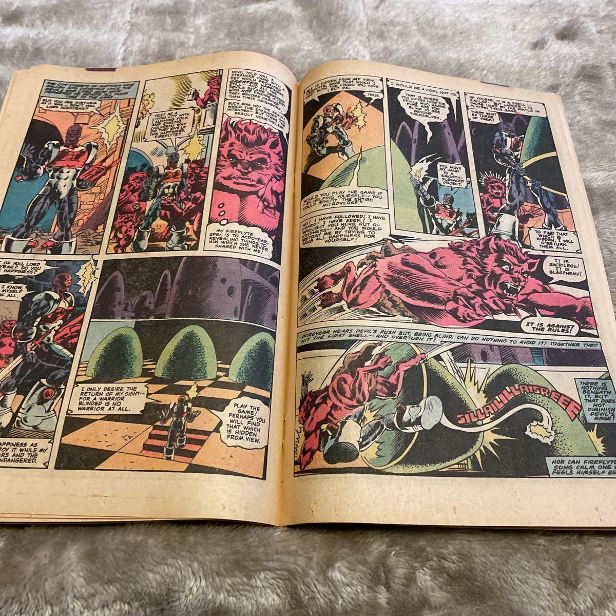  american комикс MARVEL comics group no.33 the MICRONAUTSma- bell комикс 1980