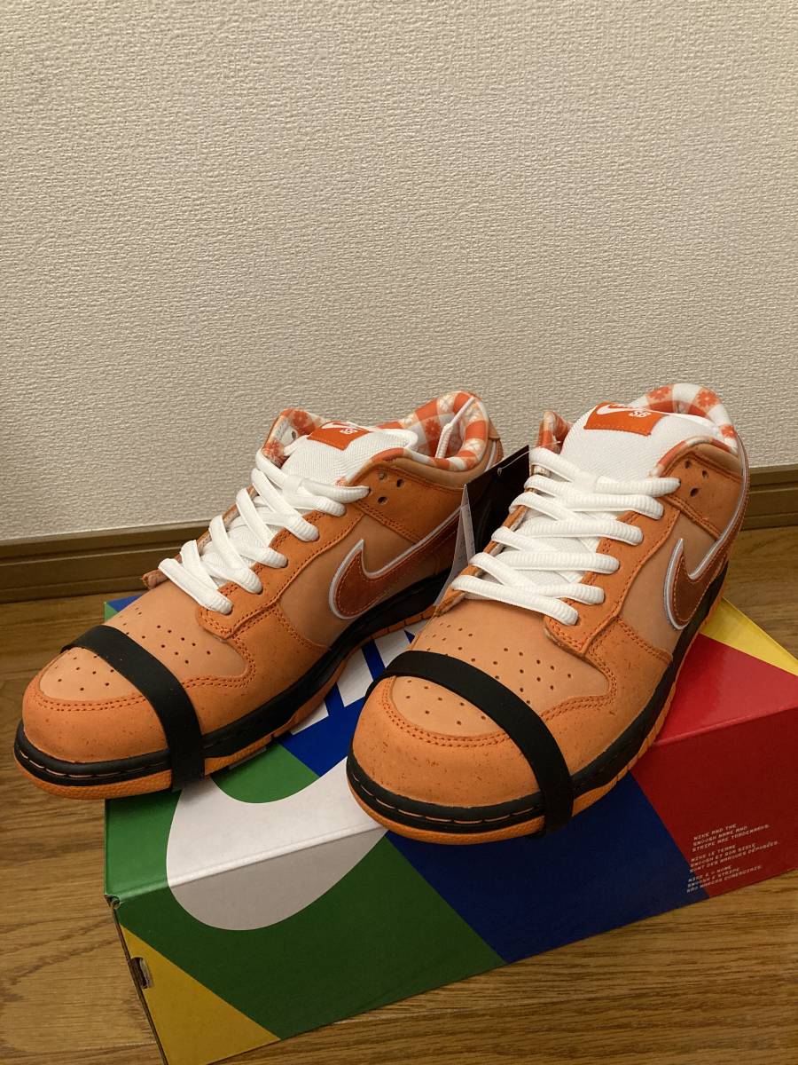 やかに】 Concepts × Nike SB Dunk Low SP Orange Lobster コンセプツ