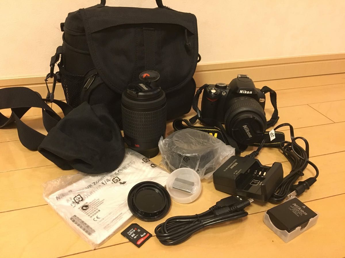 Nikon D60☆スマホ転送OK&即発送☆初心者さんも安心の簡単操作!3736