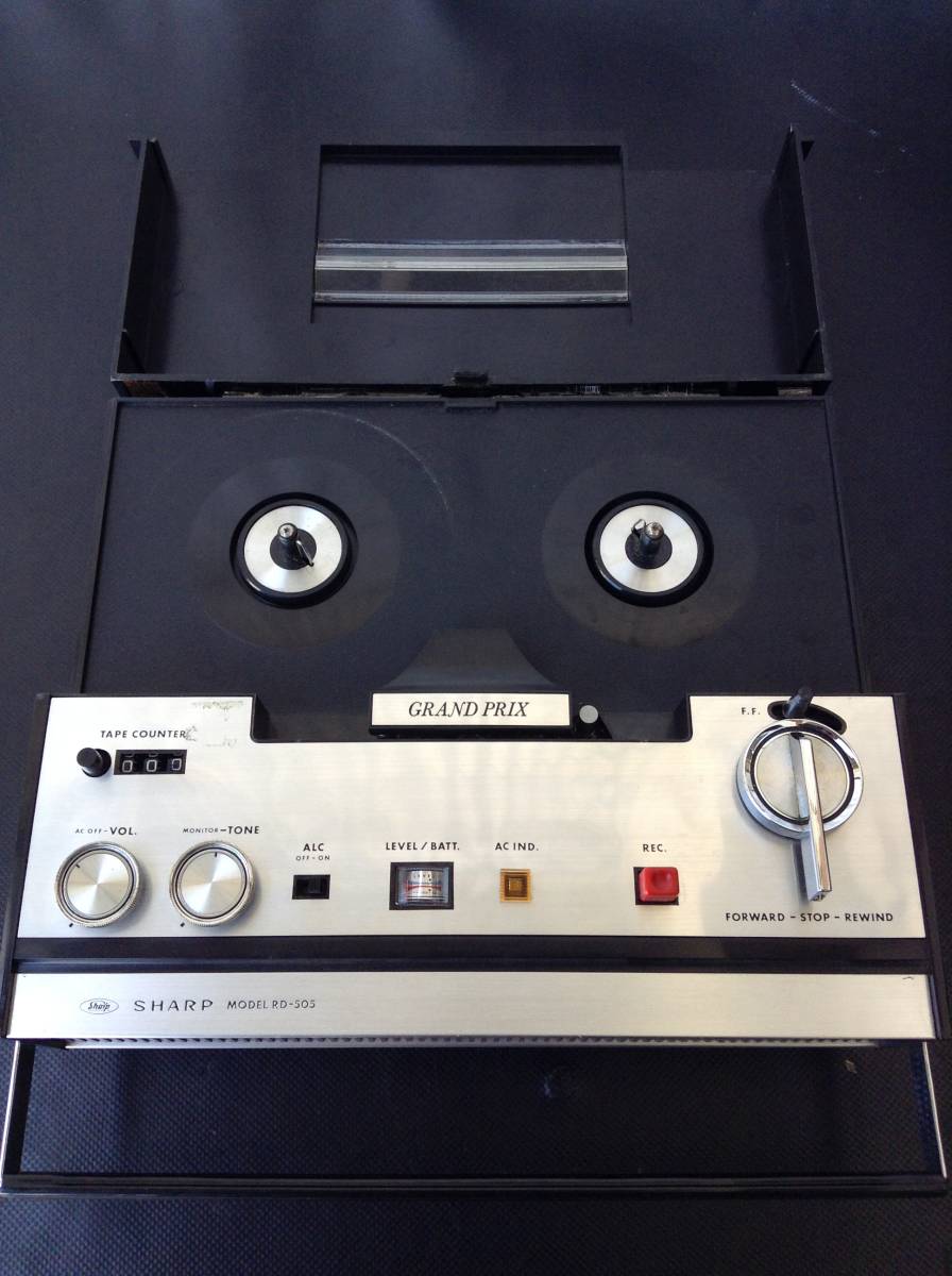 N36☆SHARP シャープ GRAND PRIX テープレコーダー オープンリールデッキ RD-505 音響機器【未確認】_画像7