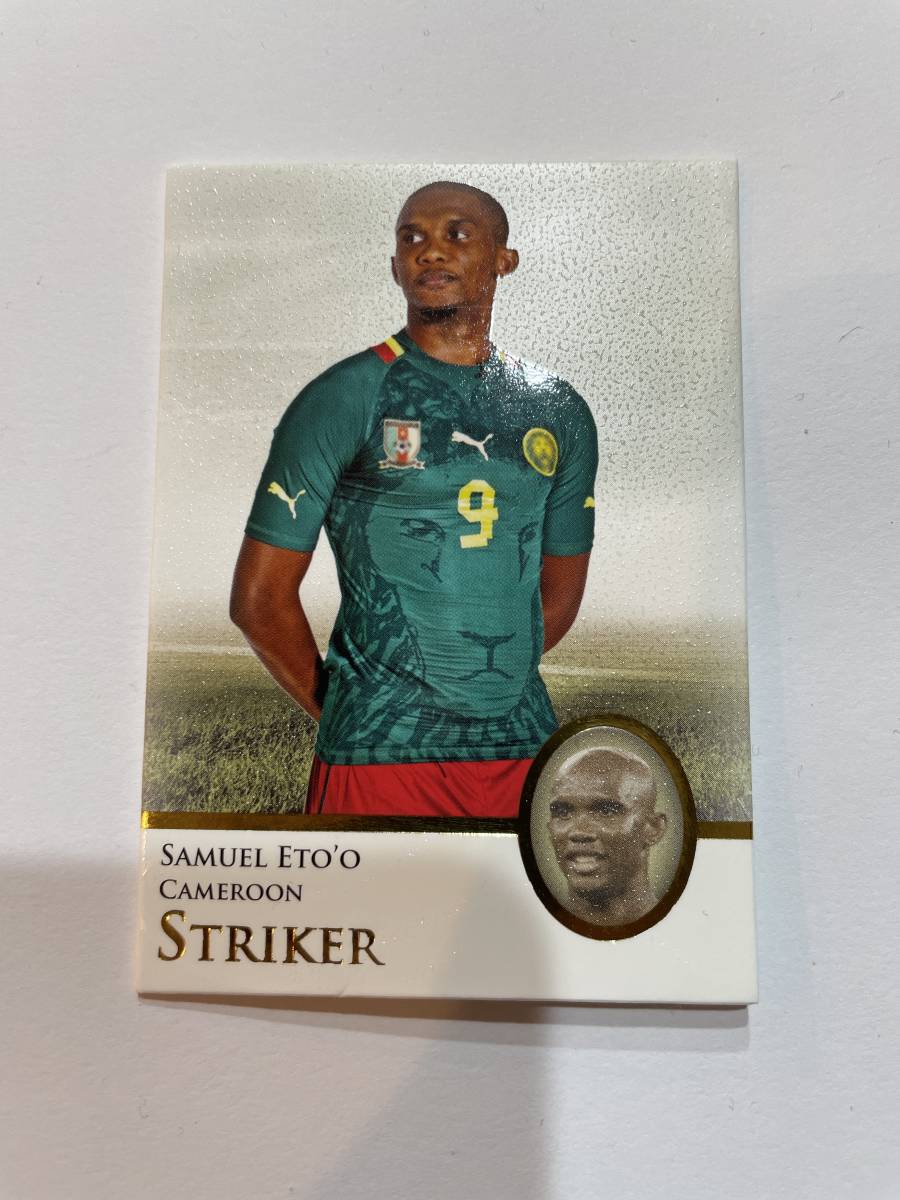 ワンオーナー品 美品 futera UNIQUE Samuel ETO’O CAMEROON no.075 フテラ ユニーク エトー メッシ ロナウド_画像1