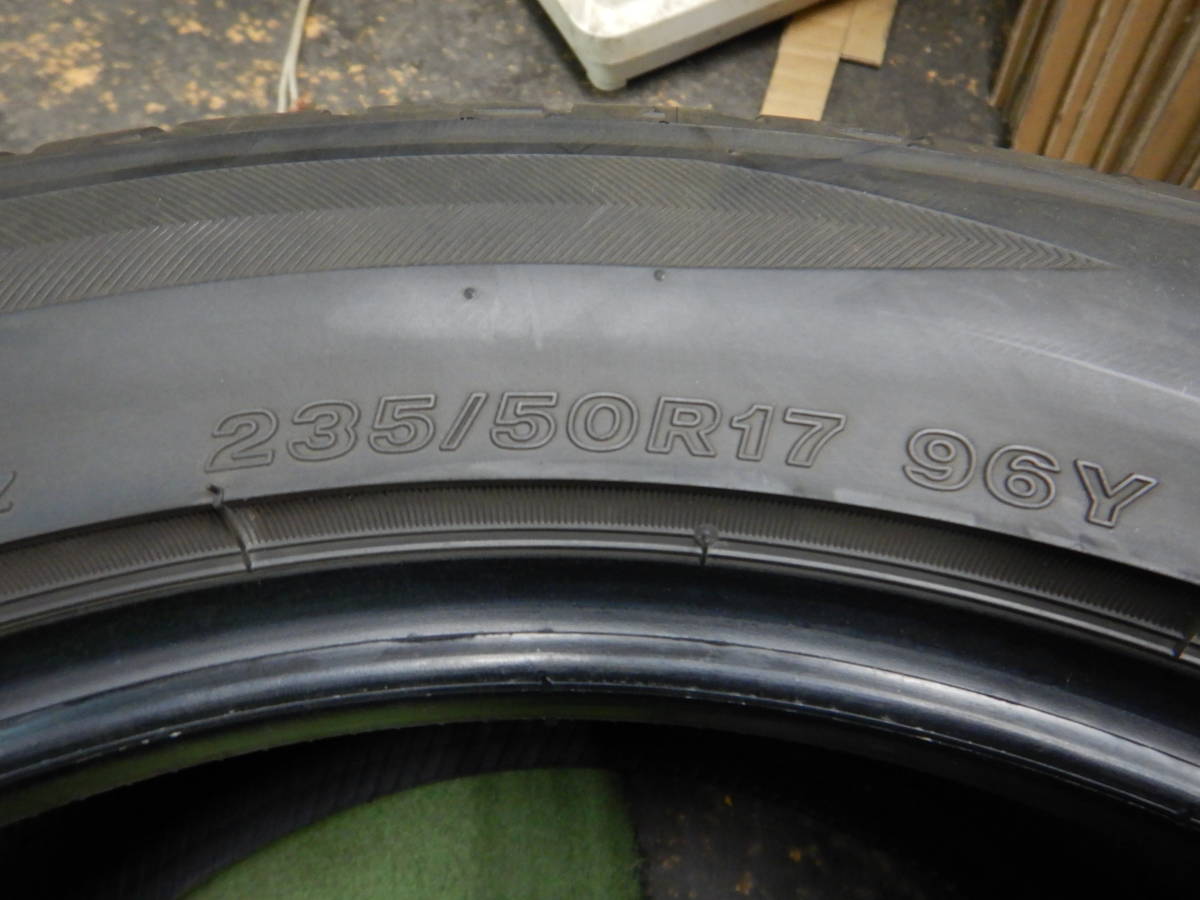 ★BS POTENZA S001★235/50R17 96Y 残り溝:8部山以上(7mm以上) シワ、傷、汚れあり 2017年 2本 MADE IN JAPAN_画像6