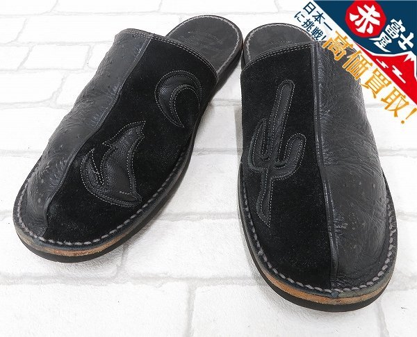 2S6943/未使用品 foot the coacher WESTERN SANDALS フットザコーチャー ウエスタンサンダル シューズ 7