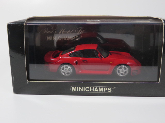 1/43 ポルシェ 959　1987年式 赤　MINICHAMPS　ミニチャンプス_画像4
