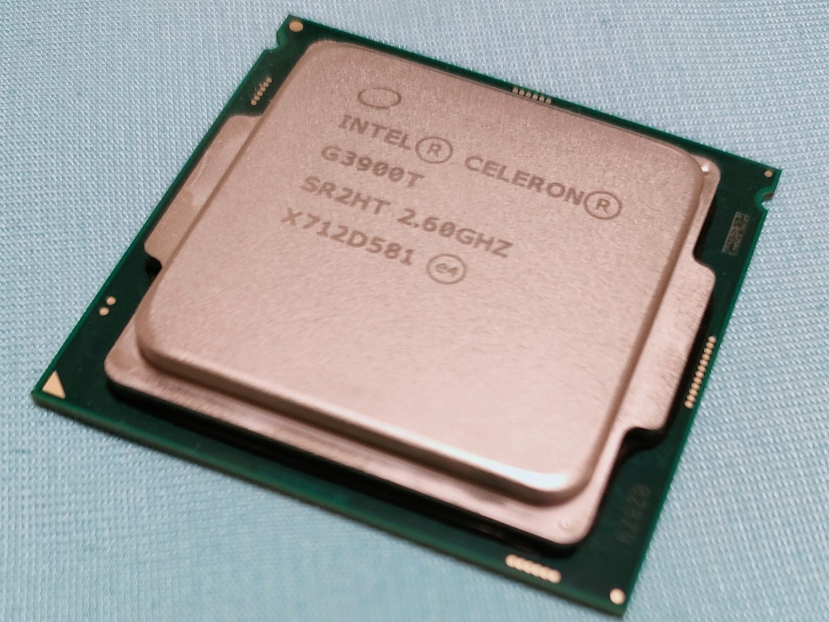 【送料込み】Intel Skylake世代 Dual core Celeron G3900T SR2HT/2.6GHz 中古動作品_画像1