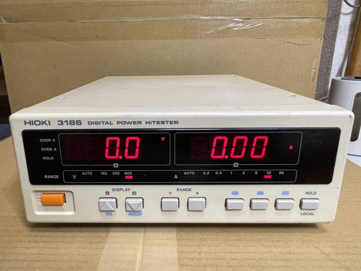 Yahoo!オークション - HIOKI 3186 DIGITAL POWER HiTESTER Yahoo!オークション - HIOKI 3186 DIGITAL POWER HiTESTER