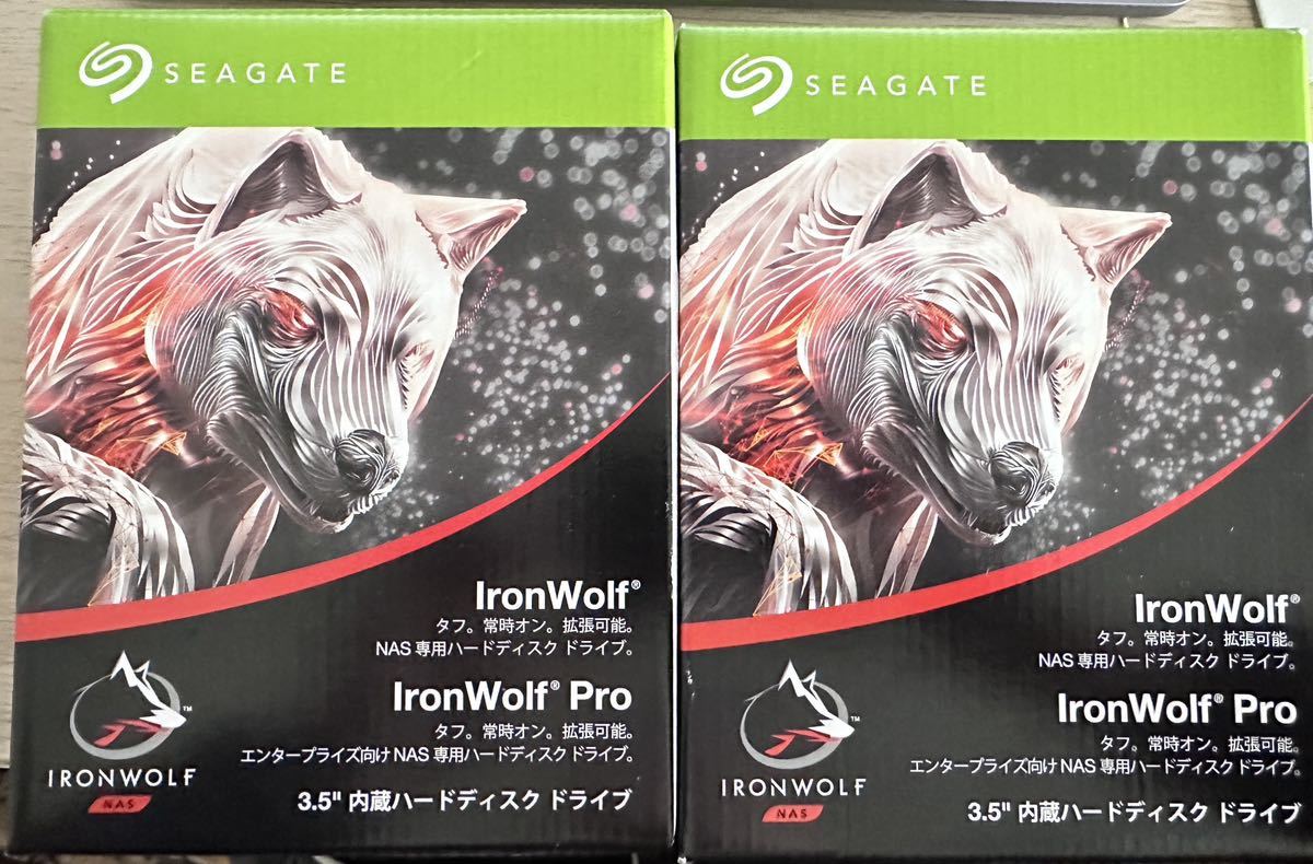 Seagate IronWolf 3.5 2TB 内蔵HDD(CMR) 2台