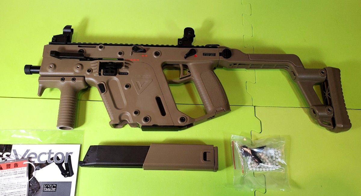 柔らかな質感の KSC カスブロ Kriss Vector 日本初の クリス ベクター