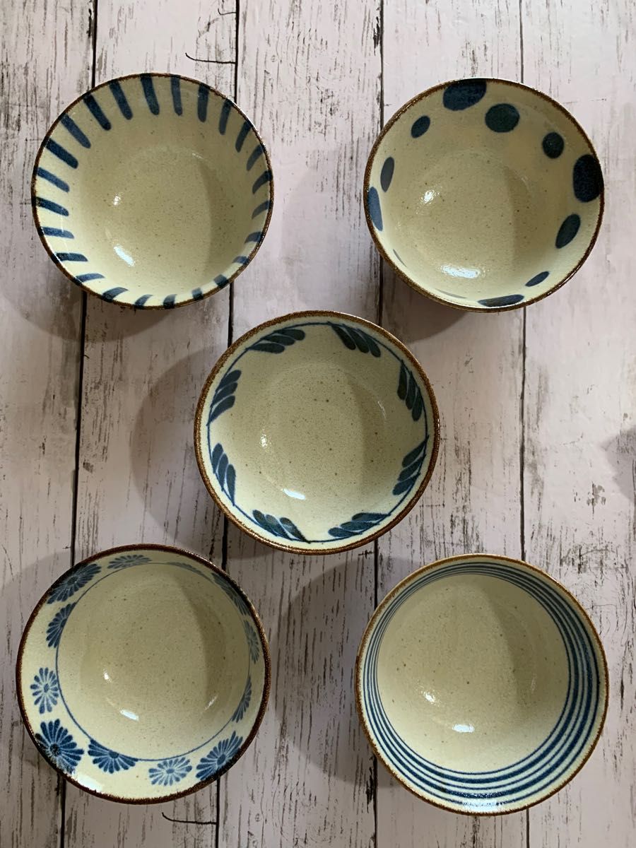 沖縄 やちむん風 お茶碗5枚 和食器 美濃焼 オシャレ 磁器|Yahoo 沖縄 やちむん風 お茶碗5枚 和食器 美濃焼 オシャレ 磁器|Yahoo