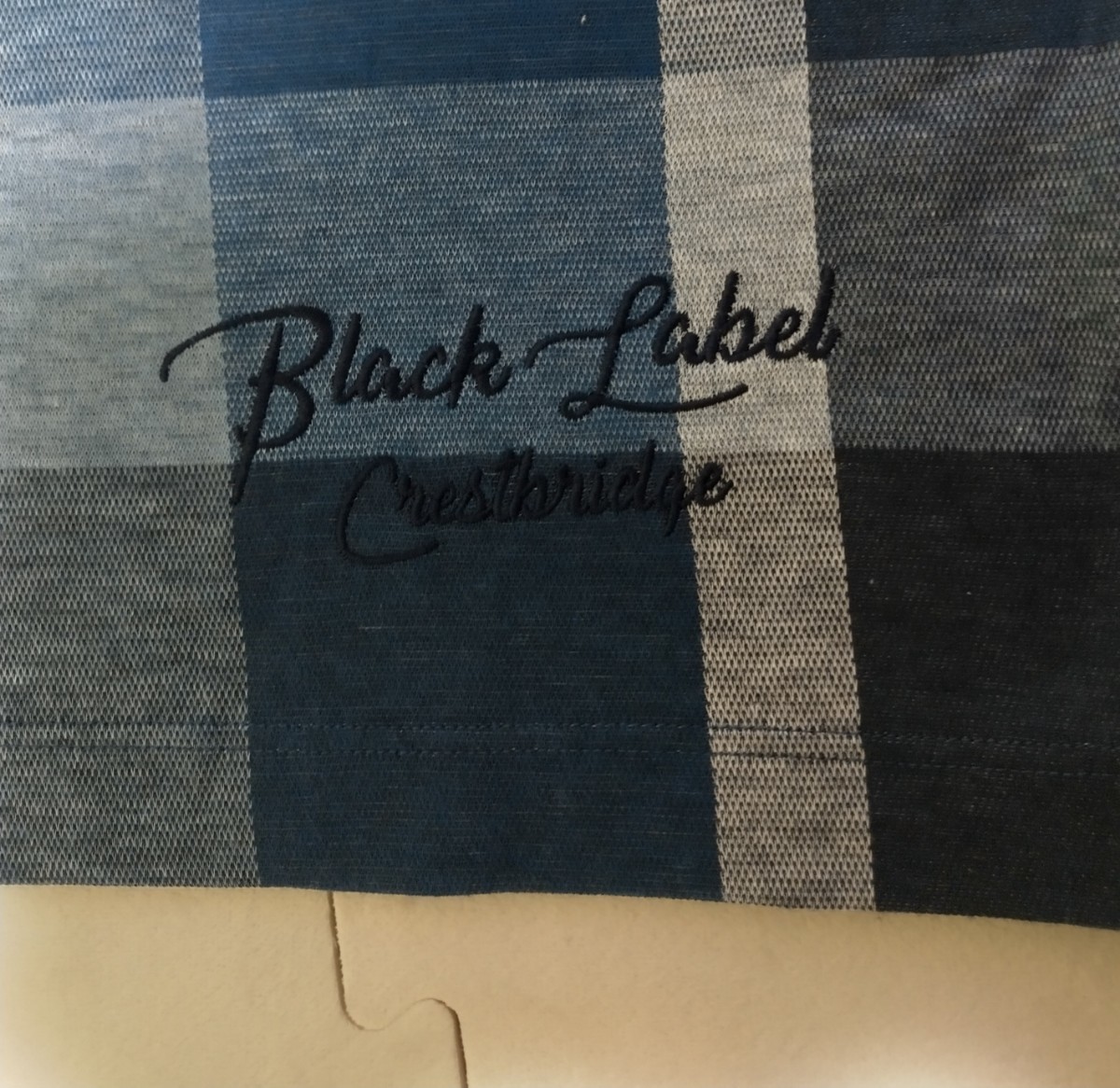 BLACK LABEL CRESTBRIDGE 半袖Tシャツ ブラックレーベルクレストブリッジ　チェック柄_画像5