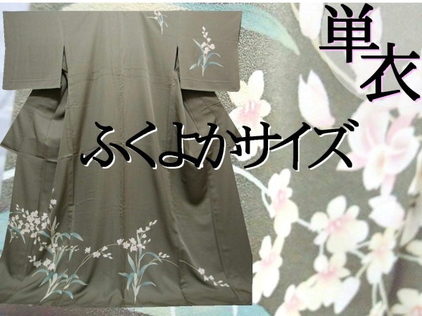 当店だけの限定モデル 単衣/ひとえ 6月9月 ふくよかサイズ 長丈 身丈