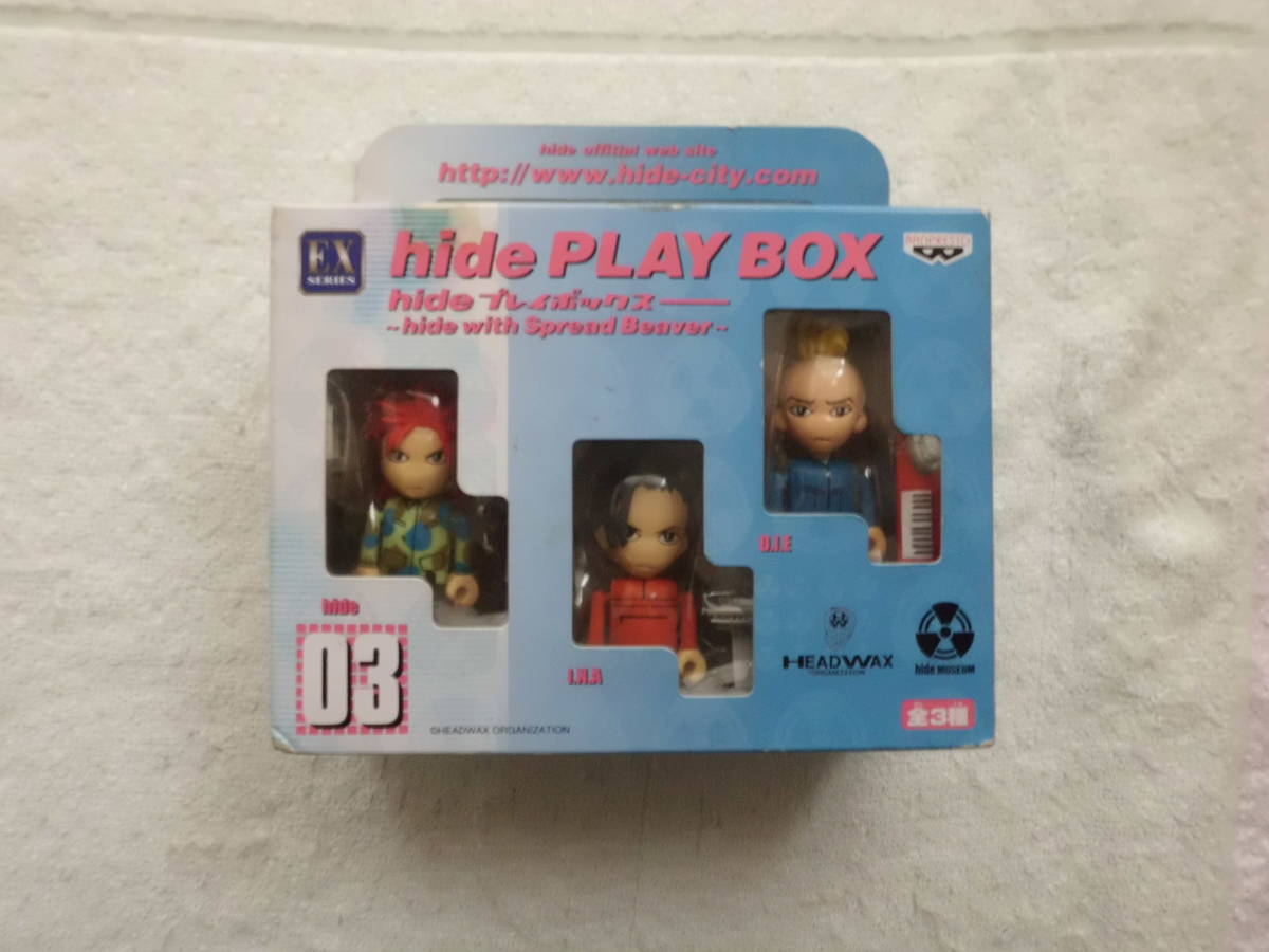 01■■　　新品！バンプレスト（XJAPAN)hide PLAY BOX（プレイボックス）（03）組立式（送料無料）■■_画像1