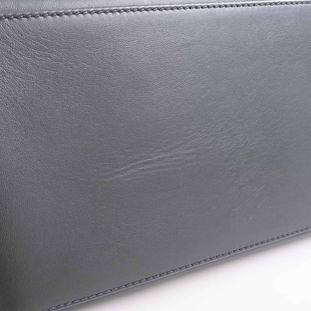 Balenciaga バレンシアガ レザー ネイビーカバS トートバッグ