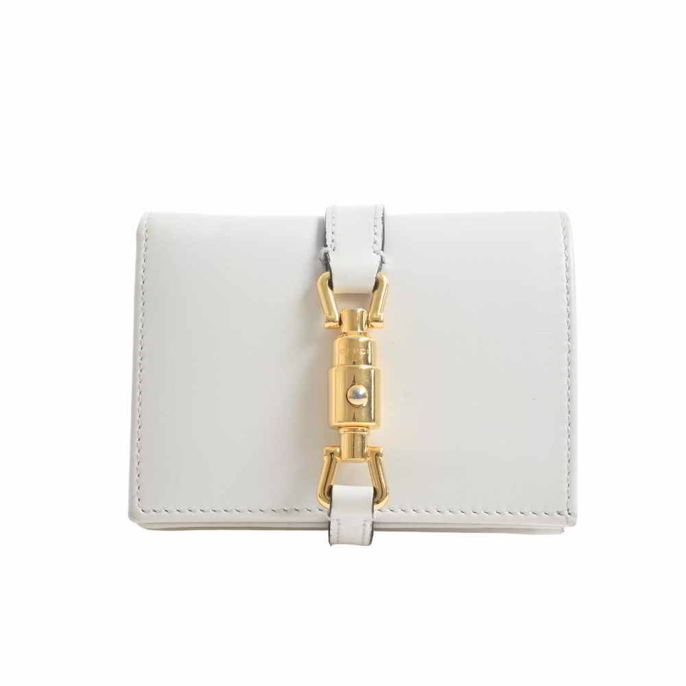 Gucci グッチ ジャッキー 1961 レザー 二つ折り コンパクト財布
